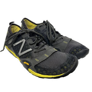 New Balance Minimus Black Yellow Vibram Barefoot Running Shoes Mens 11.5 MT10GY